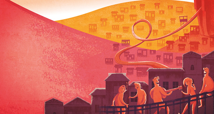 La terraza de los cabros